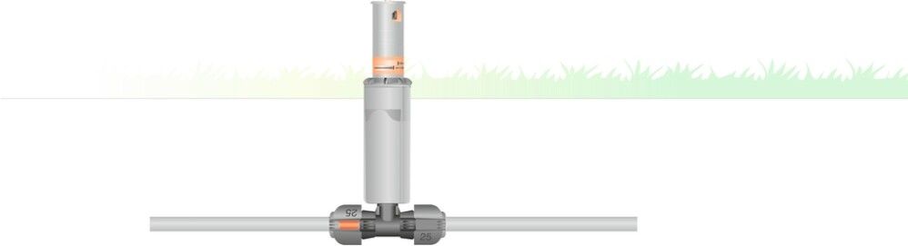 T-liitmik Gardena 25 mm x ½'' väliskeere