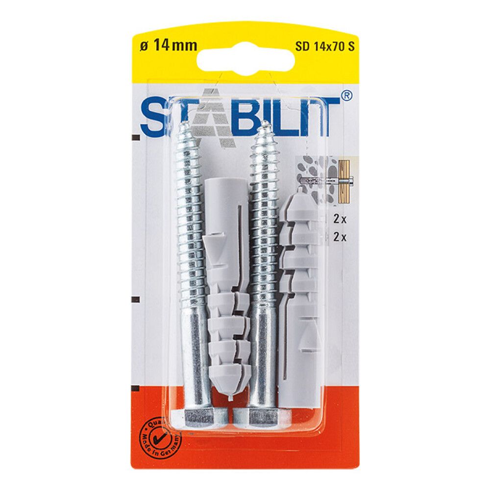 Tüübel kruviga Stabilit 14 x 70 mm
