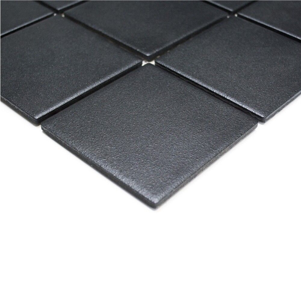 Mosaiik põrandaplaat 9,7 x 9,7 cm Must