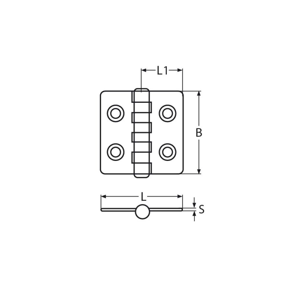 Hing Marinetech A2 40 x 40 mm