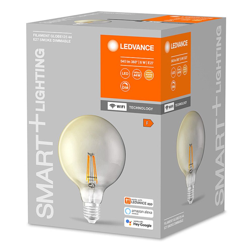 LED-lamp Ledvance SMART+ WIFI Filament Globe DIM 44 6 W/2500 K E27
