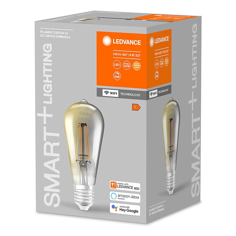 LED-lamp Ledvance SMART+ WIFI Filament Edison DIM 44 6 W/2500 K E27