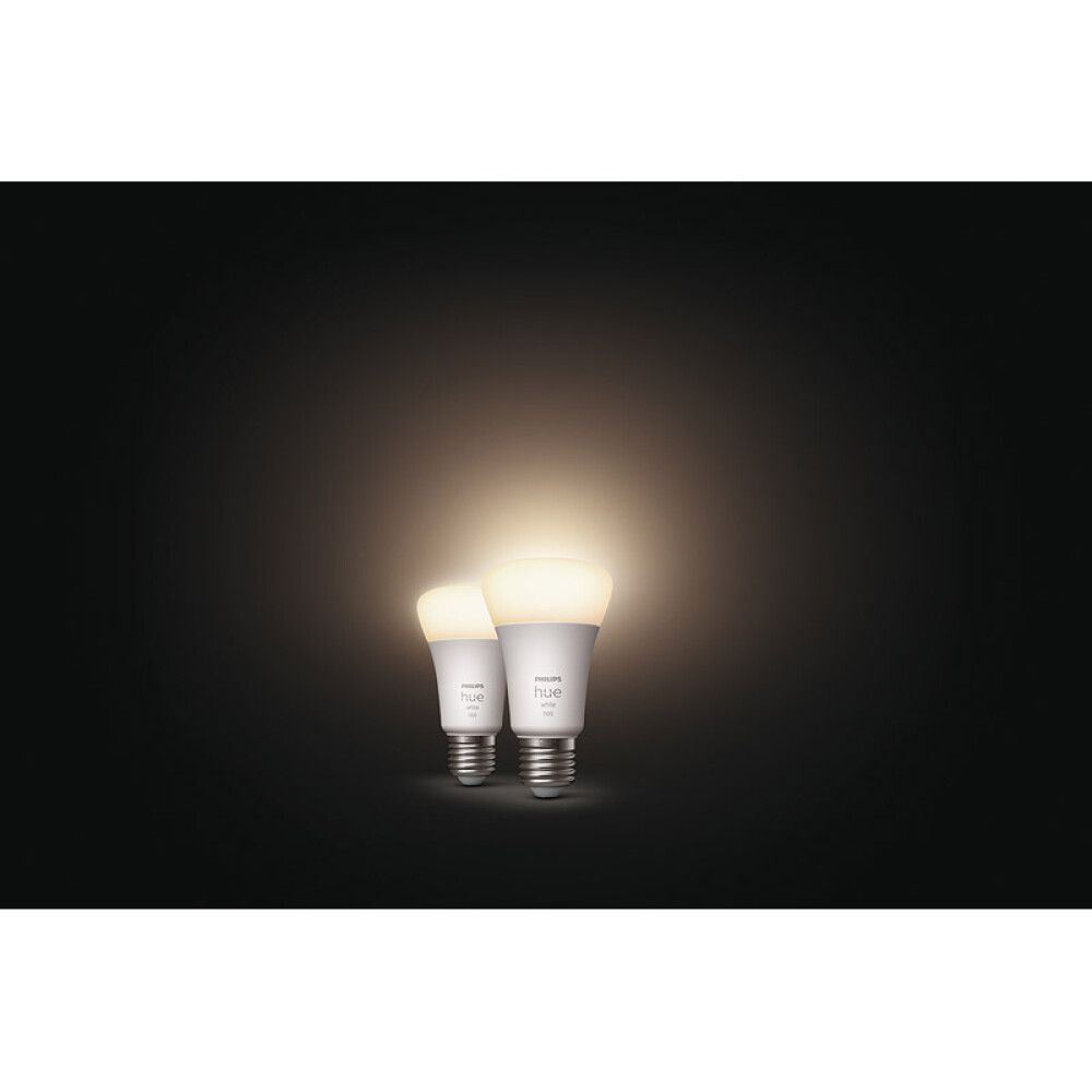 LED-nutilamp Philips Hue White 9,5 W E27, 2 tk