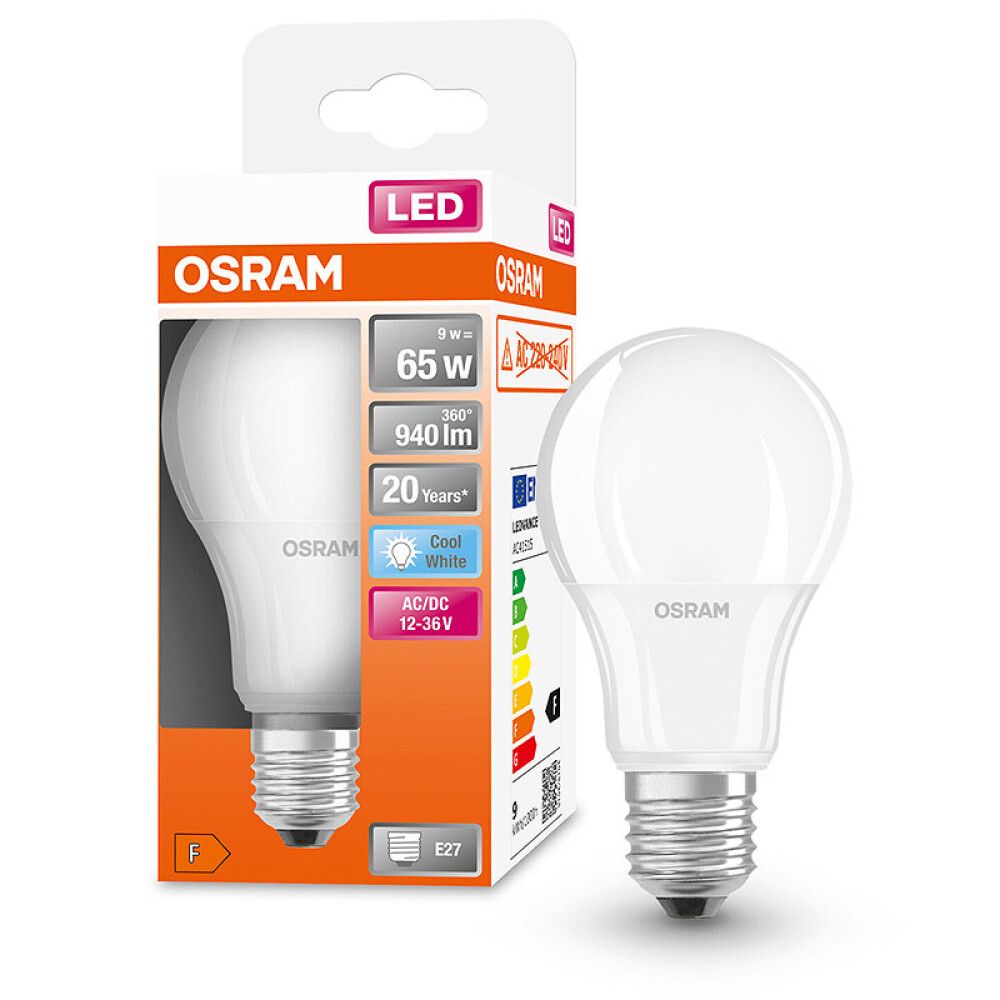 LED-lamp Osram tar Classic A65 FR 9 W/4000 K E27
