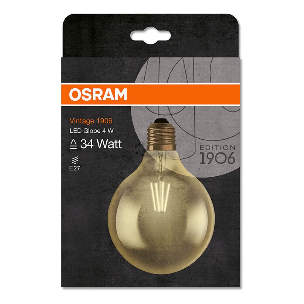 LED-lamp Osram Vintage 1906 Globe 125 35 4 W/2400 K E27