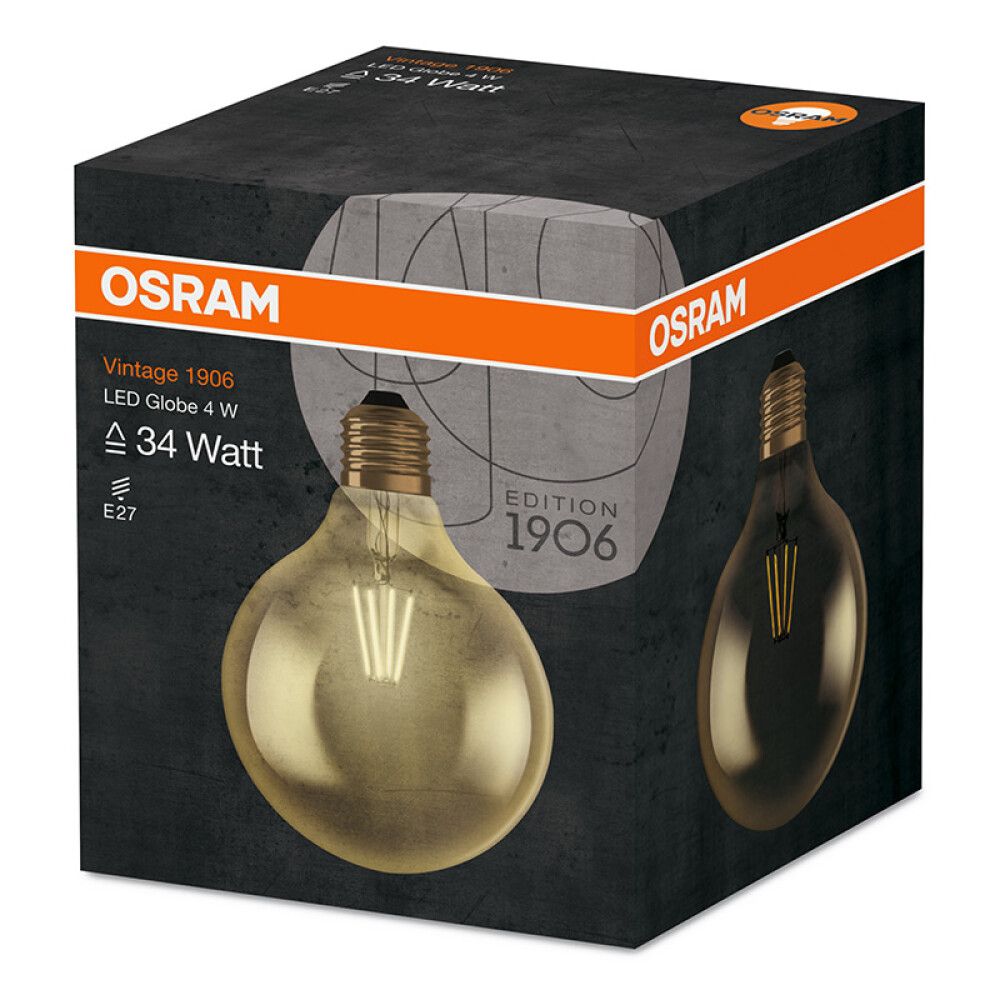 LED-lamp Osram Vintage 1906 Globe 125 35 4 W/2400 K E27