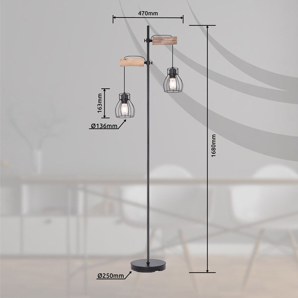 Põrandavalgusti Globo Mina