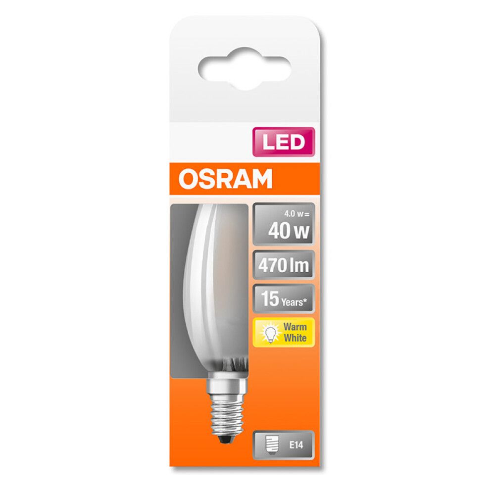 LED-lamp Osram Retrofit Classic B 40 FR 4 W/2700K E14