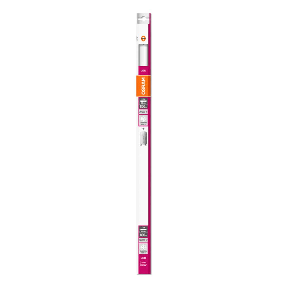 LED-luminofoorlamp Osram TUBE T8 18 EM 600 mm 6,6W G13 840