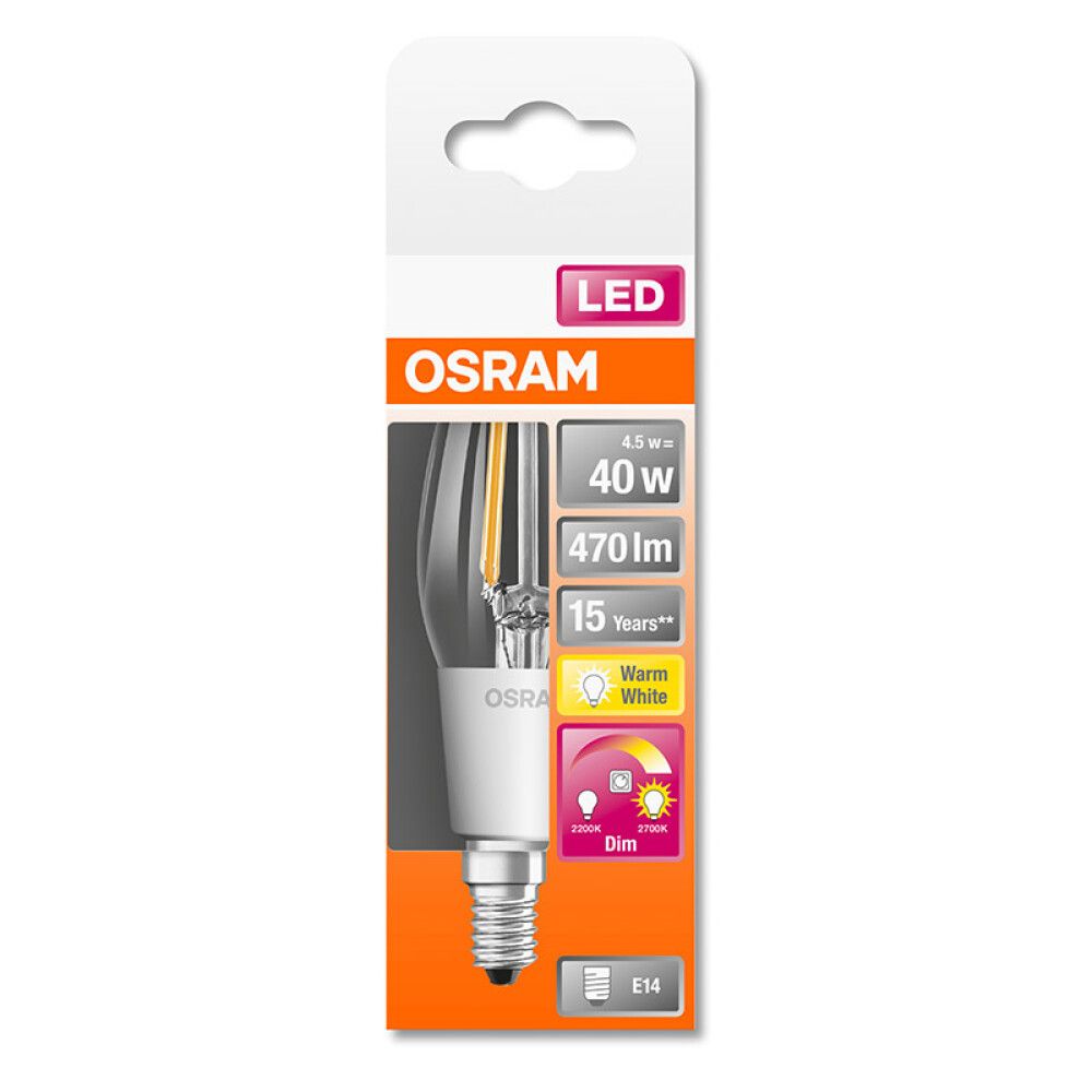 LED-lamp Osram Superstar Classic GLOWDIM B 40 4,5 W/ 2200-2700 K E14