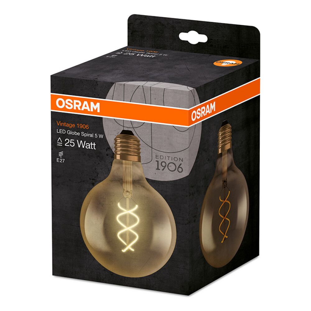 LED-lamp Osram Vintage 1906 Globe 28 CL 4 W/2000 K E27