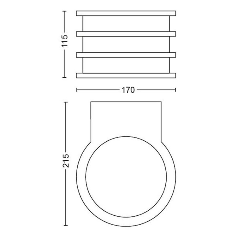 LED-välisvalgusti Philips Hue White Lucca