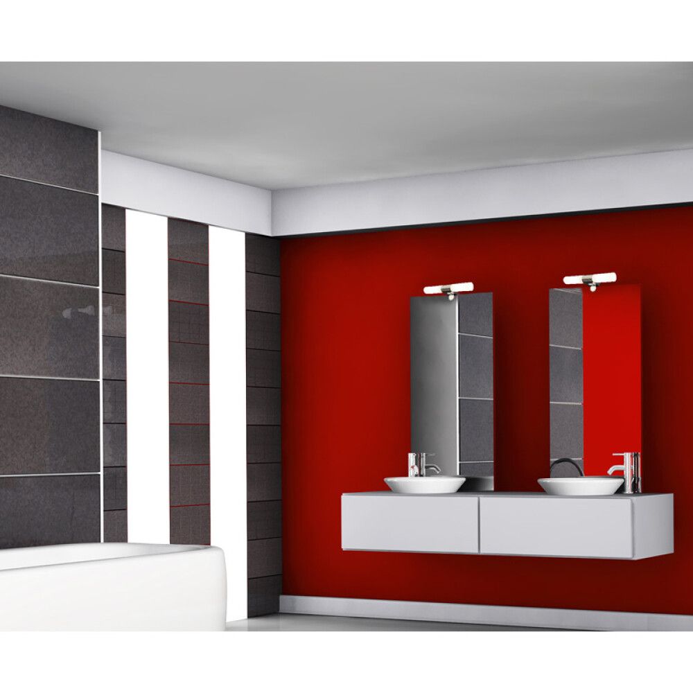 Seinavalgusti Aneta Cosenza kroom/opaalvalge 43,5 x 11,5 x 6,4 cm