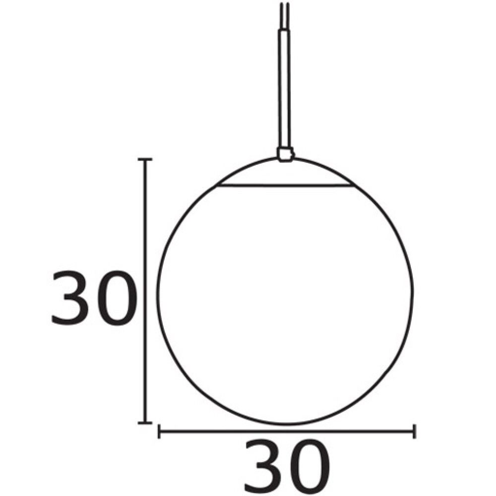 Rippvalgusti Nordlux Cafe  Ø 30 cm