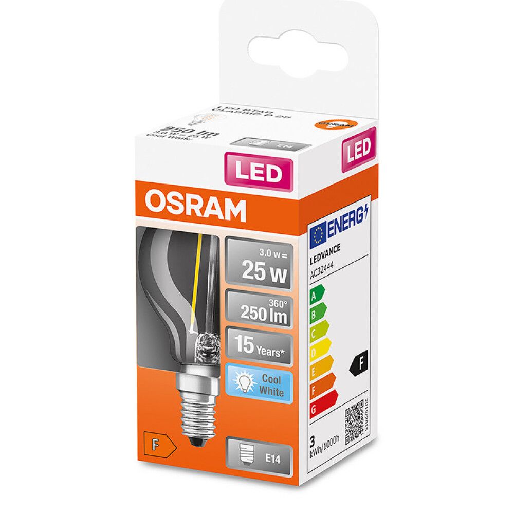 LED-lamp Osram Retrofit Classic P45 25 2,5 W/4000K E14