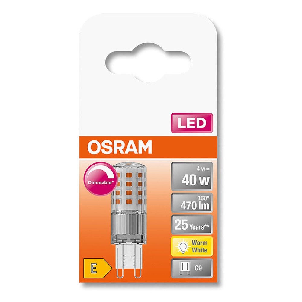 LED-lamp Osram PIN DIM 40 4 W/2700 K G9