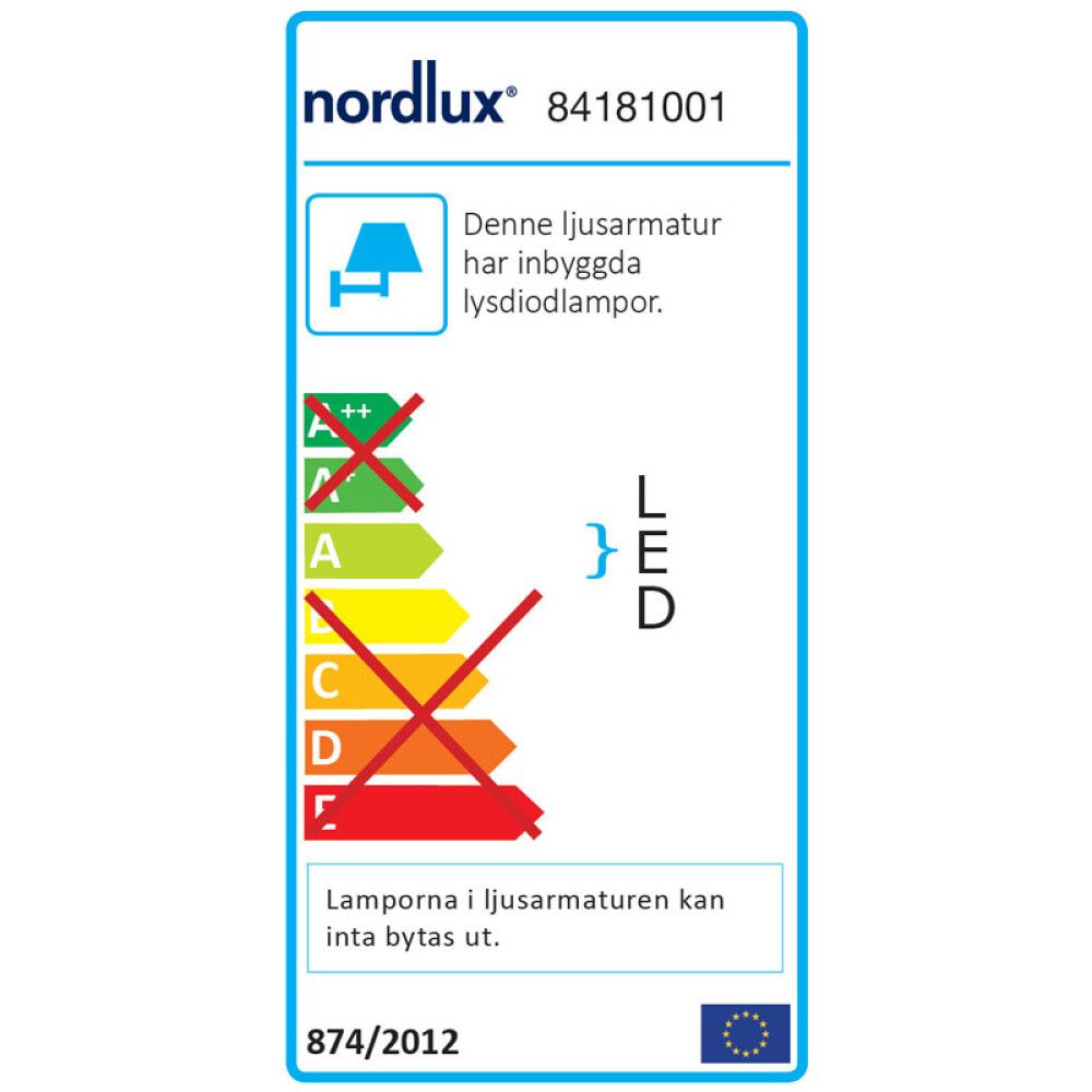 LED-välisvalgusti Nordlux Kinver valge