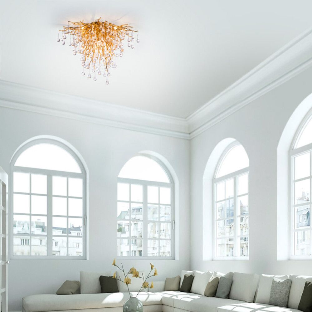 Laevalgusti  Paul Neuhaus Icicle Ø 50 cm messing