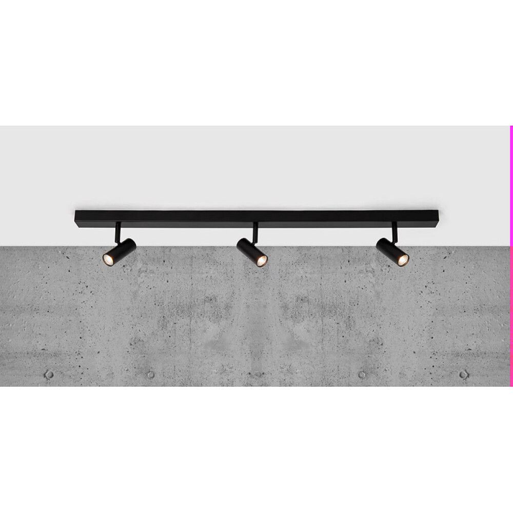 LED-kohtvalgusti Nordlux Omari must 3-osaline