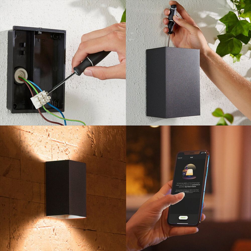 LED-välisvalgusti Philips Hue Ambiance Resonate must