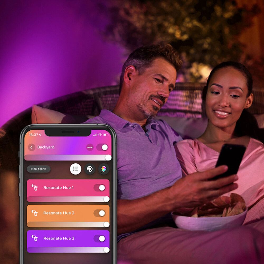 LED-välisvalgusti Philips Hue Ambiance Resonate teras