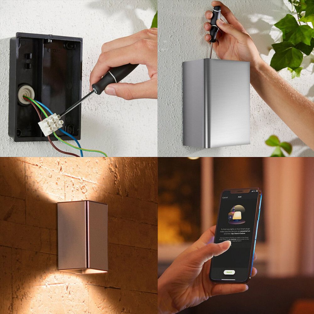 LED-välisvalgusti Philips Hue Ambiance Resonate teras