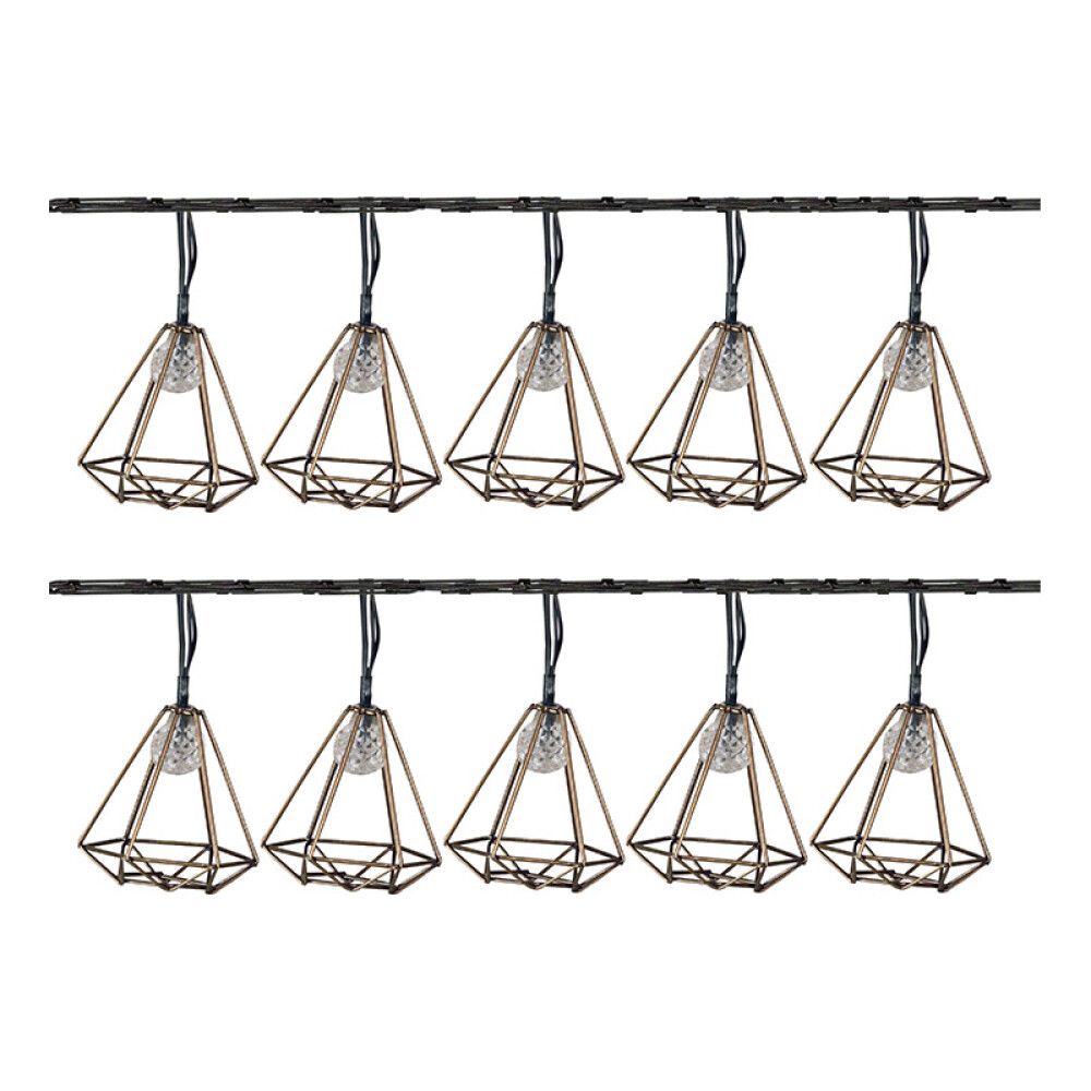 Päikesepatareiga LED-valgussari Luxform Sousse 10-osaline