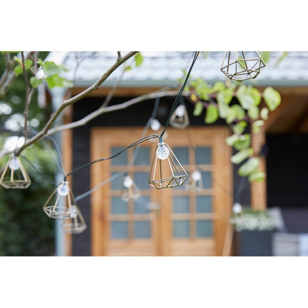 Päikesepatareiga LED-valgussari Luxform Sousse 10-osaline