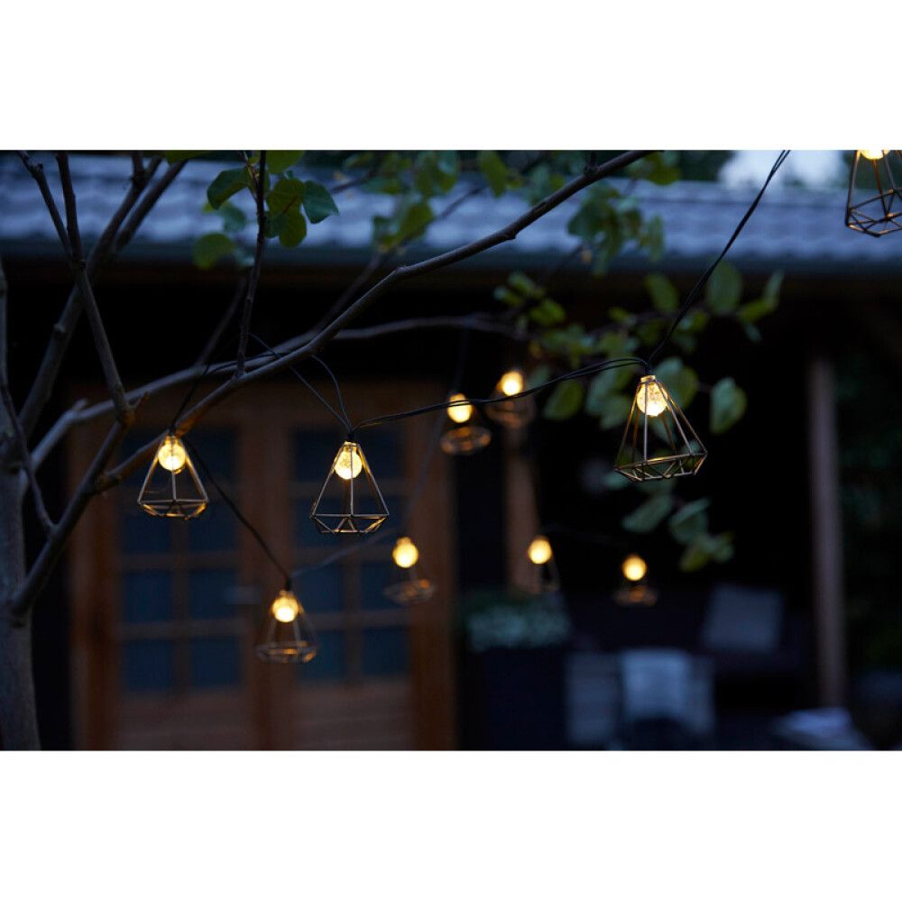 Päikesepatareiga LED-valgussari Luxform Sousse 10-osaline