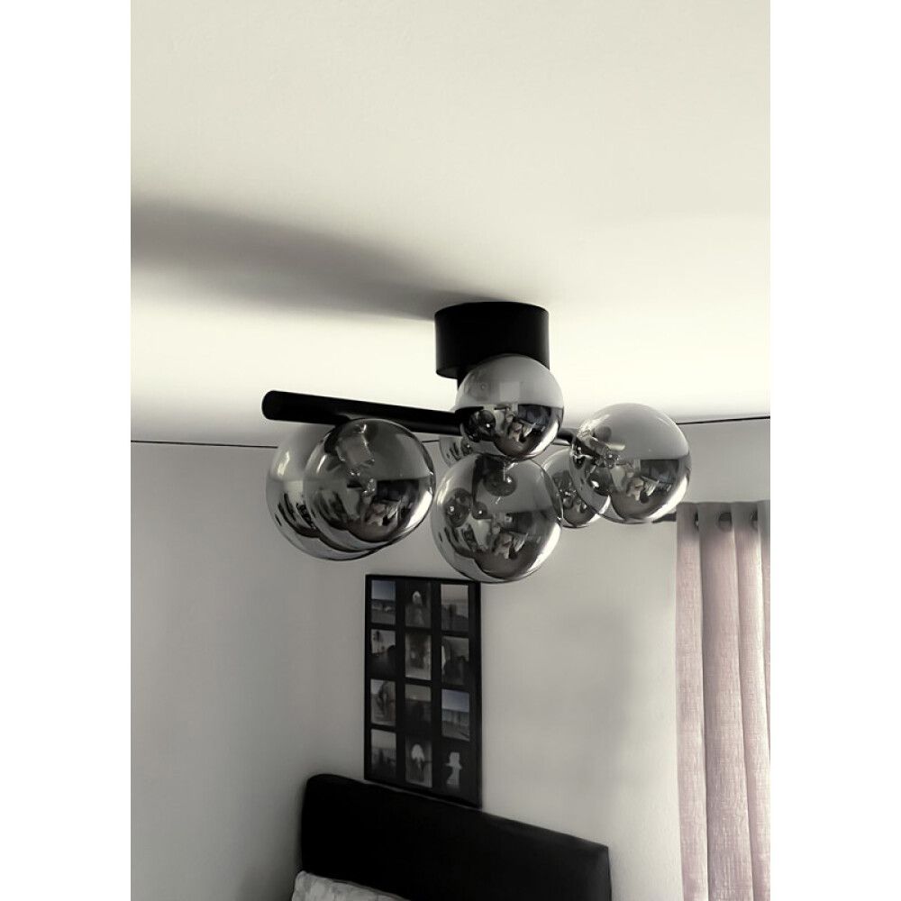 Laevalgusti Aneta Molekyl Must