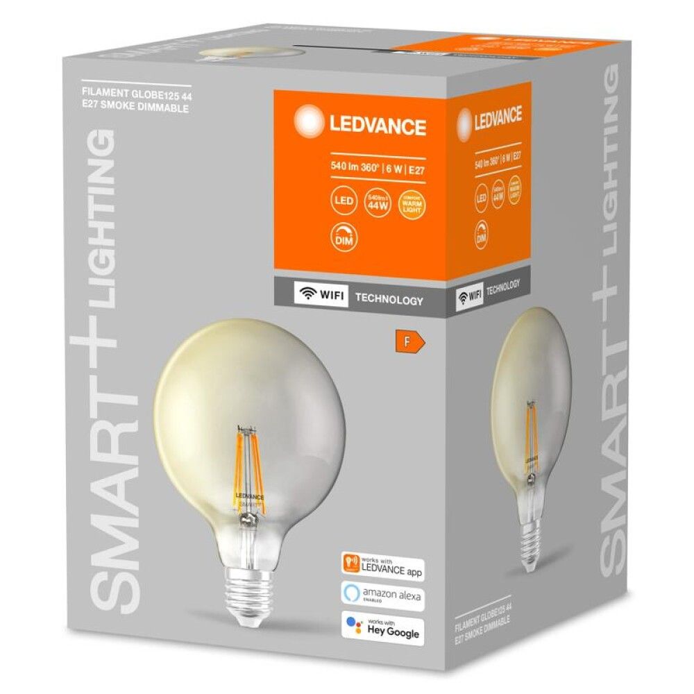 LED-lamp Ledvance SMART+ WIFI Filament Globe DIM 44 6 W/2500 K E27