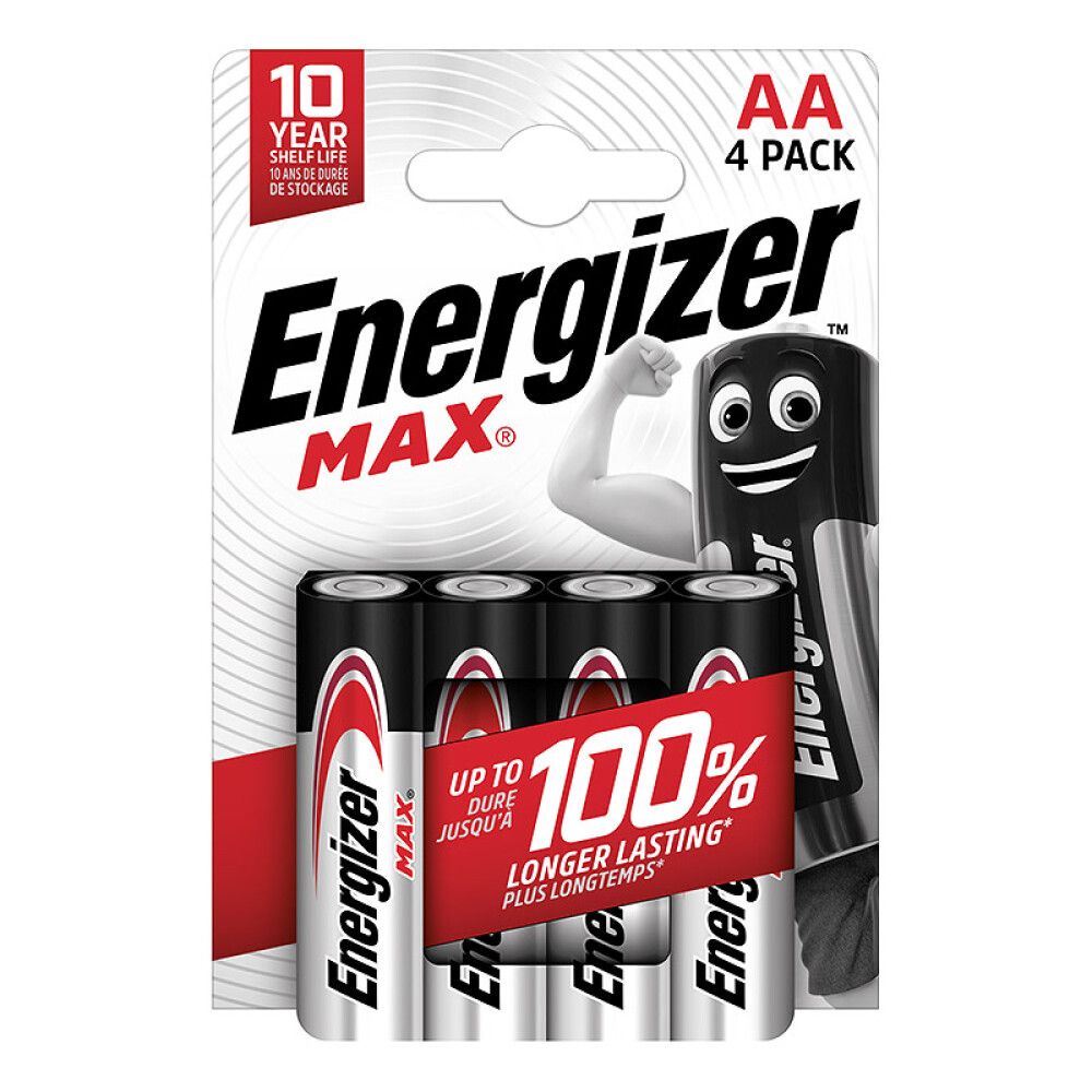 Patareid Energizer Max AA LR6 1.5 V – 4 tk pakis