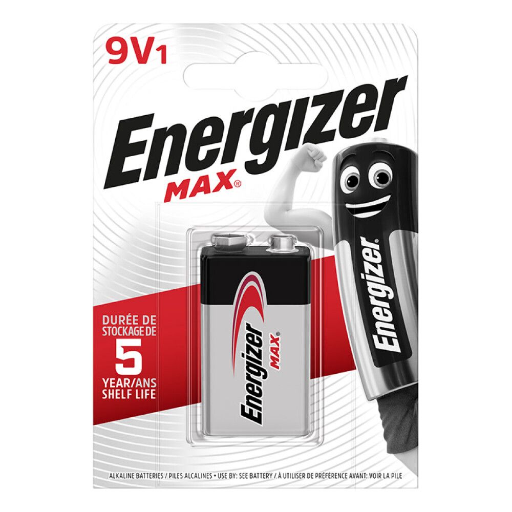 Patarei Energizer MAX 9V 6LR61 / PP3 