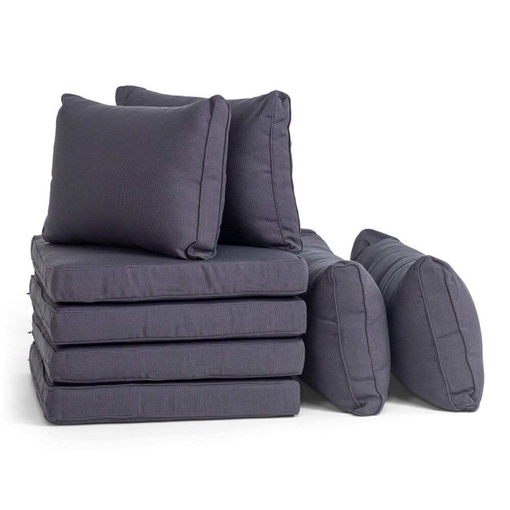 Pehmendused SunFun diivanikomplektile grafiithall