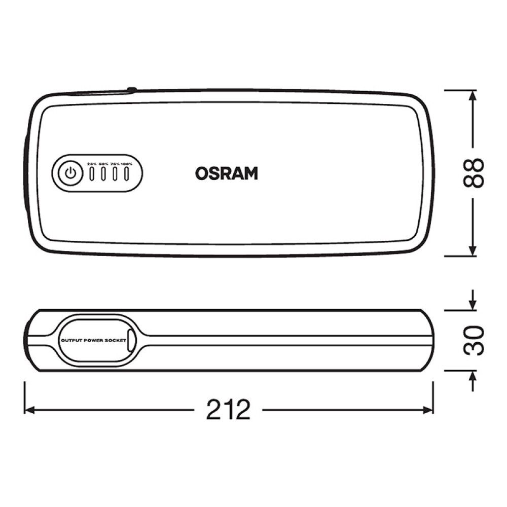 Käivitusabi Osram BatterySTART 400 2000 A