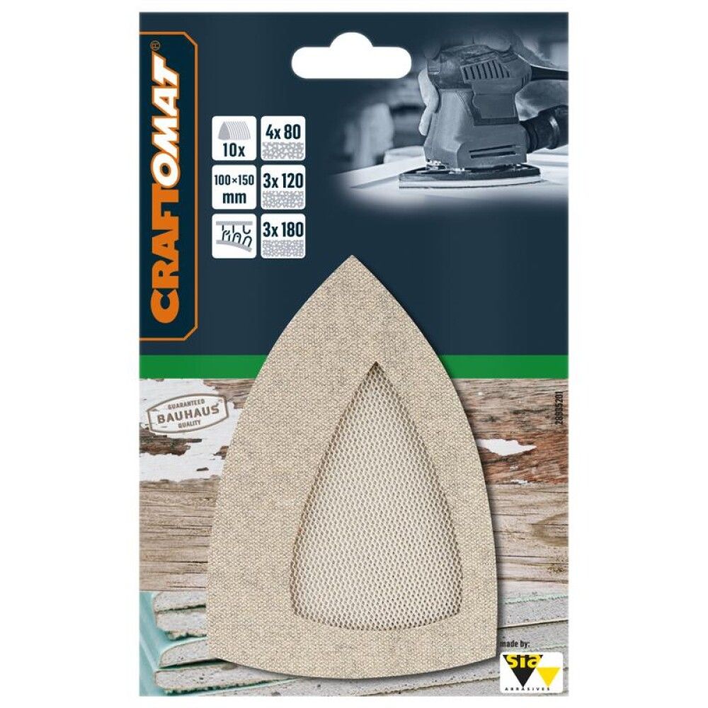 Lihvpaberite komplekt Craftomat 150 x 100 mm 10 tk