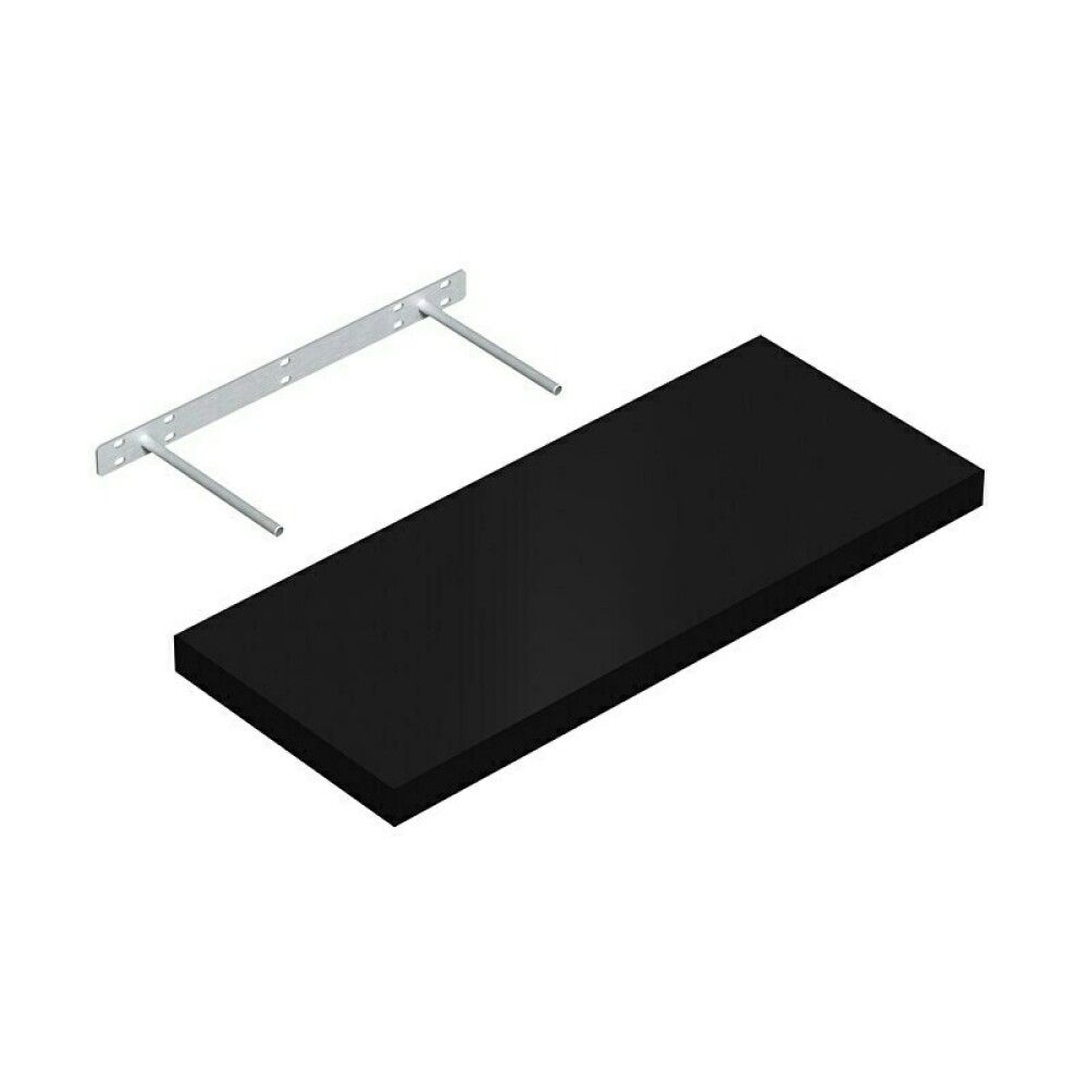 Seinariiul Regalux XL4 must 60 x 24 x 3,8 cm