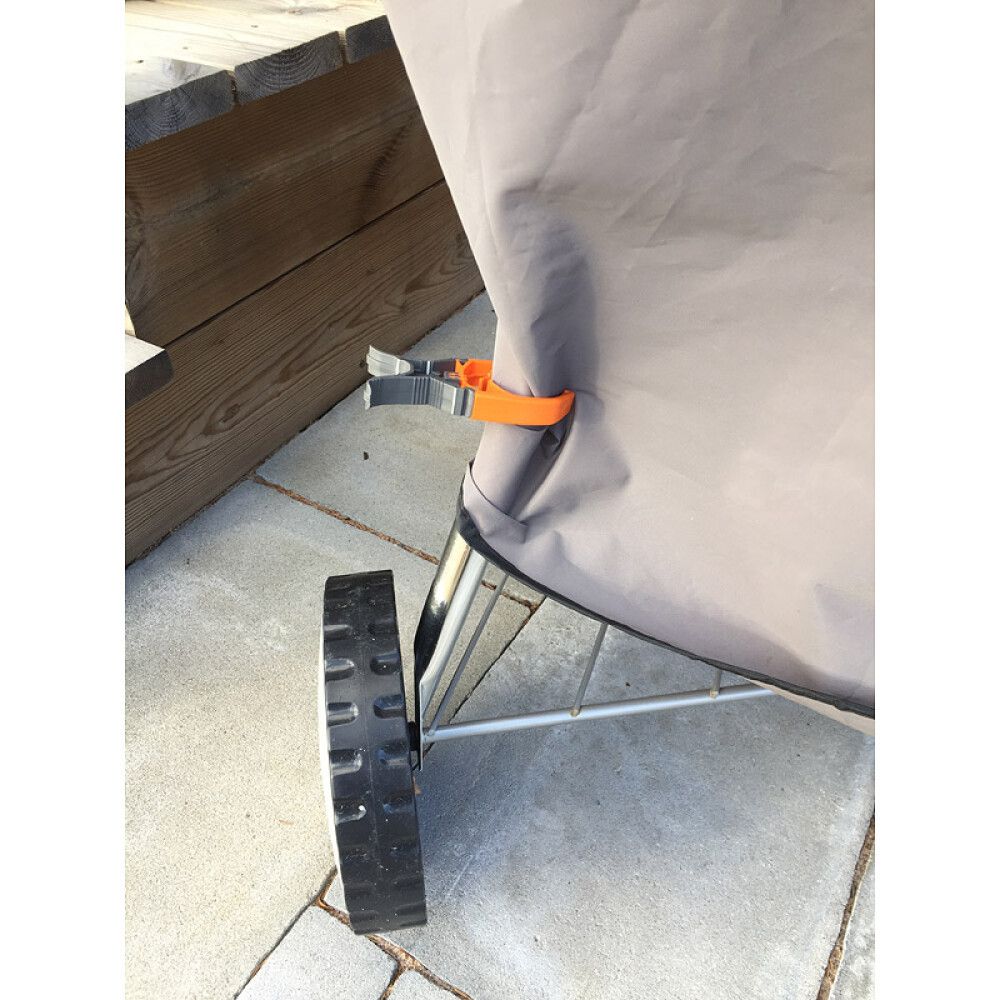 Klamber Fixclip punane/valge 6 tk