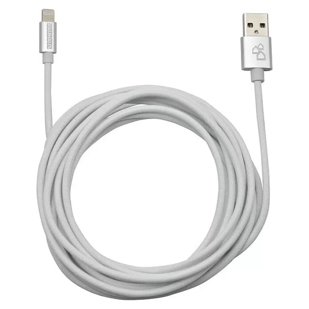 USB-A laadimisjuhe Apple Lightning Bauhaus 3 m