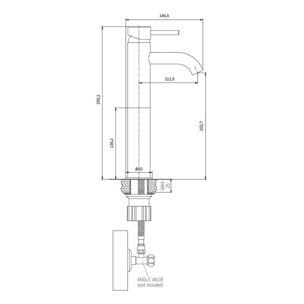 Valamusegisti Dueodde kõrge mattvalge