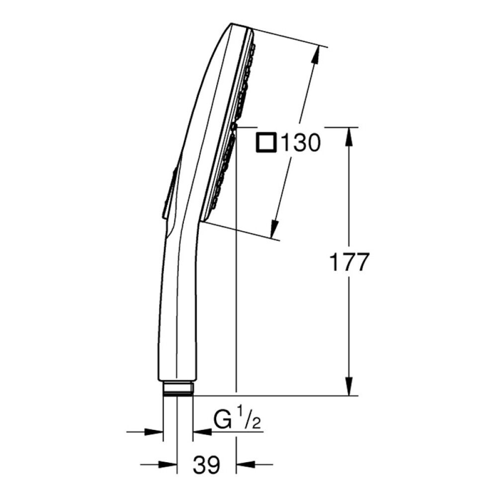 Käsidušš Grohe Vitalio 130 SmartActive Cube