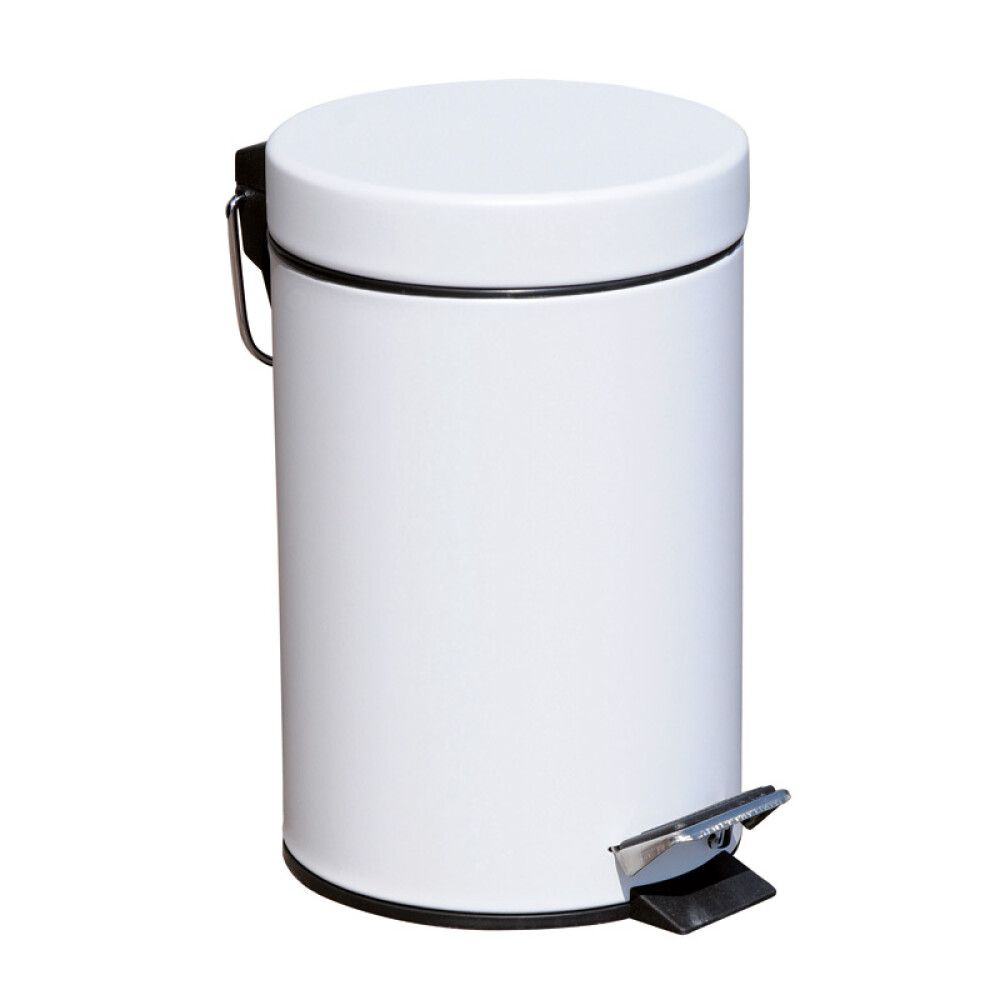 Prügikast Venus valge pedaaliga 3 l