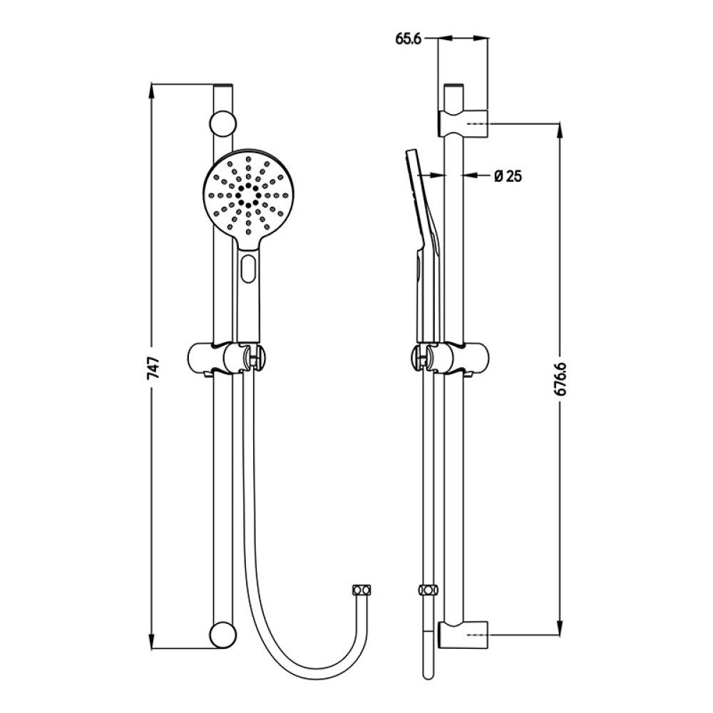 Dušikomplekt Camargue Samsø Dueodde matt must