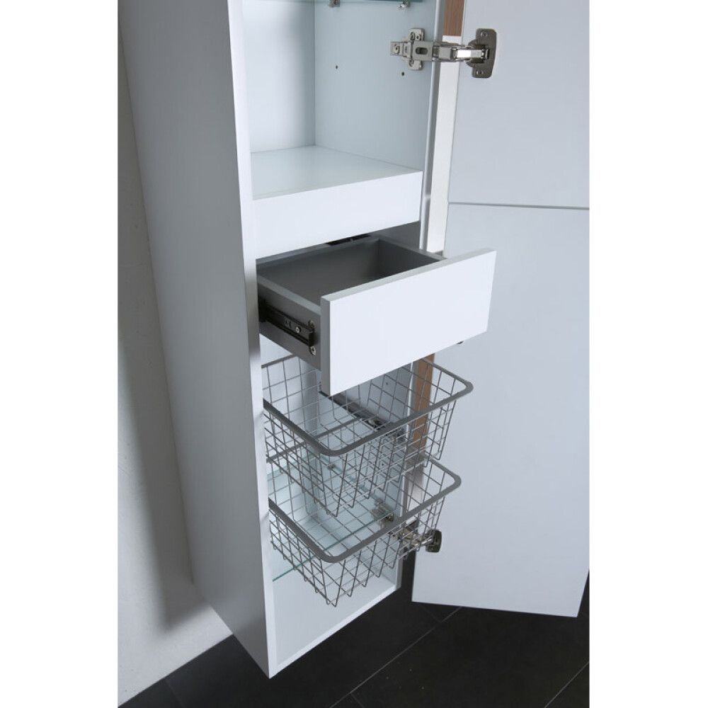 Sahtel Camargue Skärgård kõrgele kapile 35 cm Matt valge