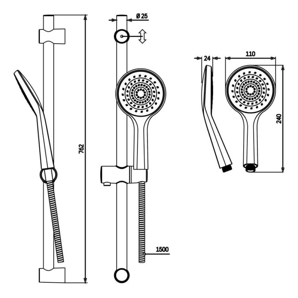 Duškomplekt Camargue Samsø Skagen