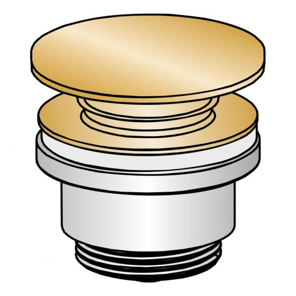 Põhjaventiil klapiga Camargue Hasle Pop-UP kuldne