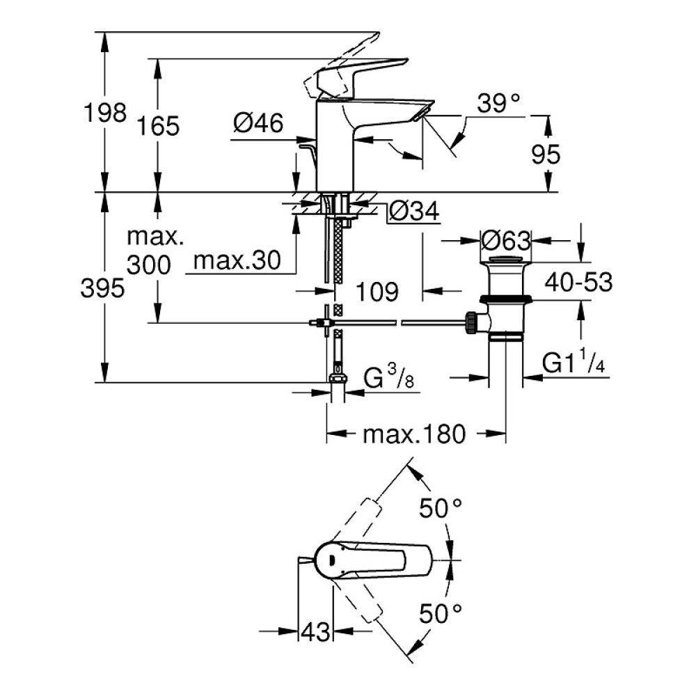 Valamusegisti Grohe Start S