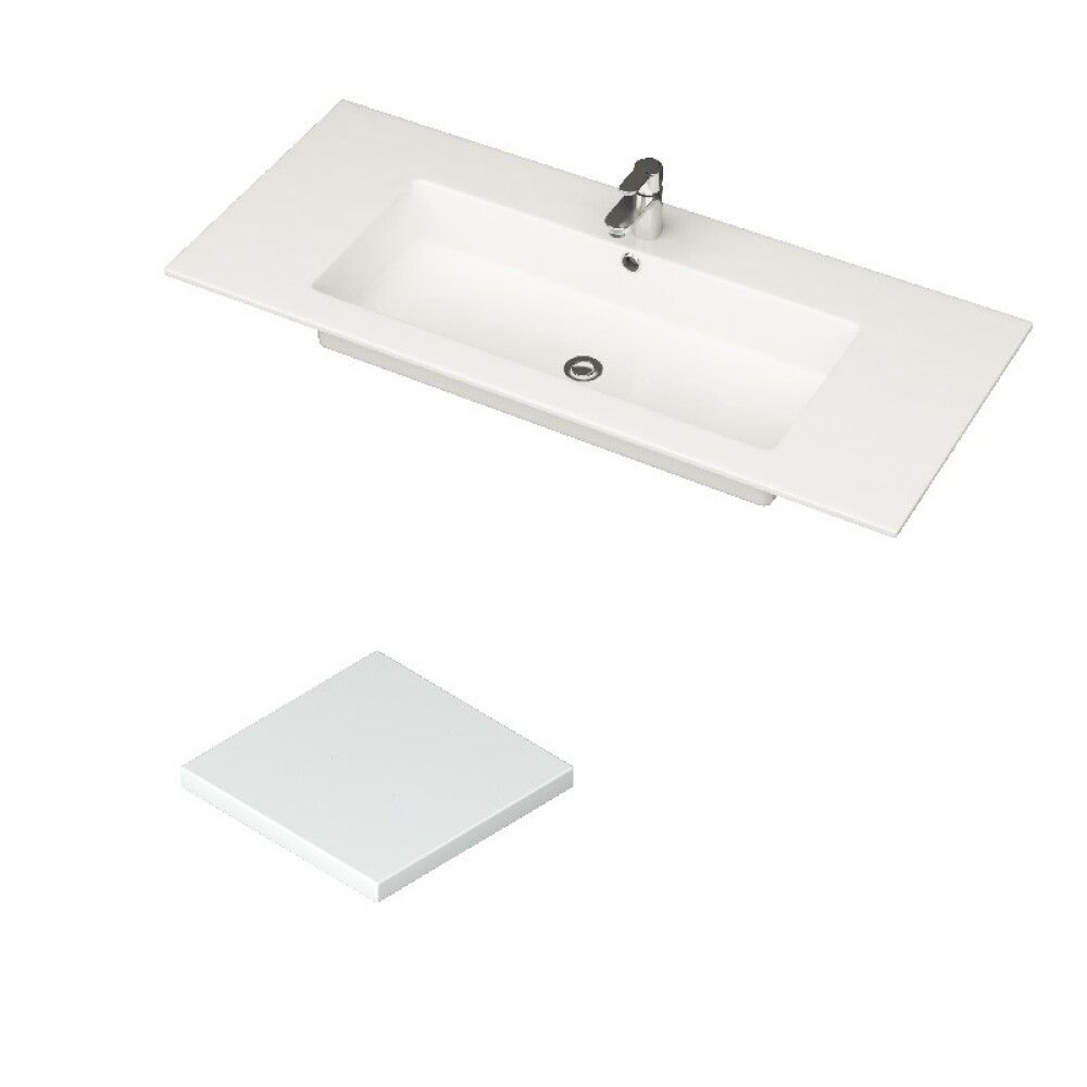 Töötasapind valamuga Skärgård IQ valge 70 cm