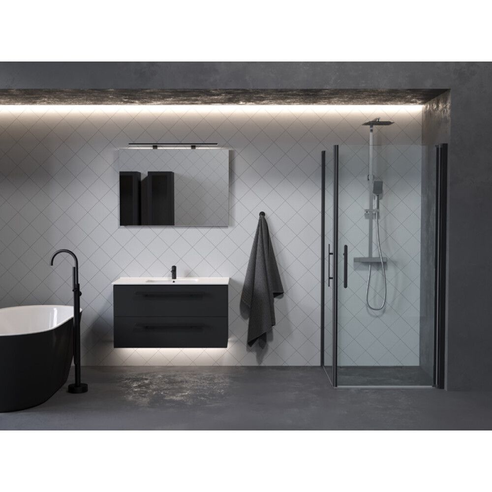 Dušikomplekt termostaatsegistiga Camargue Samsø Nexø 150 mm kroom