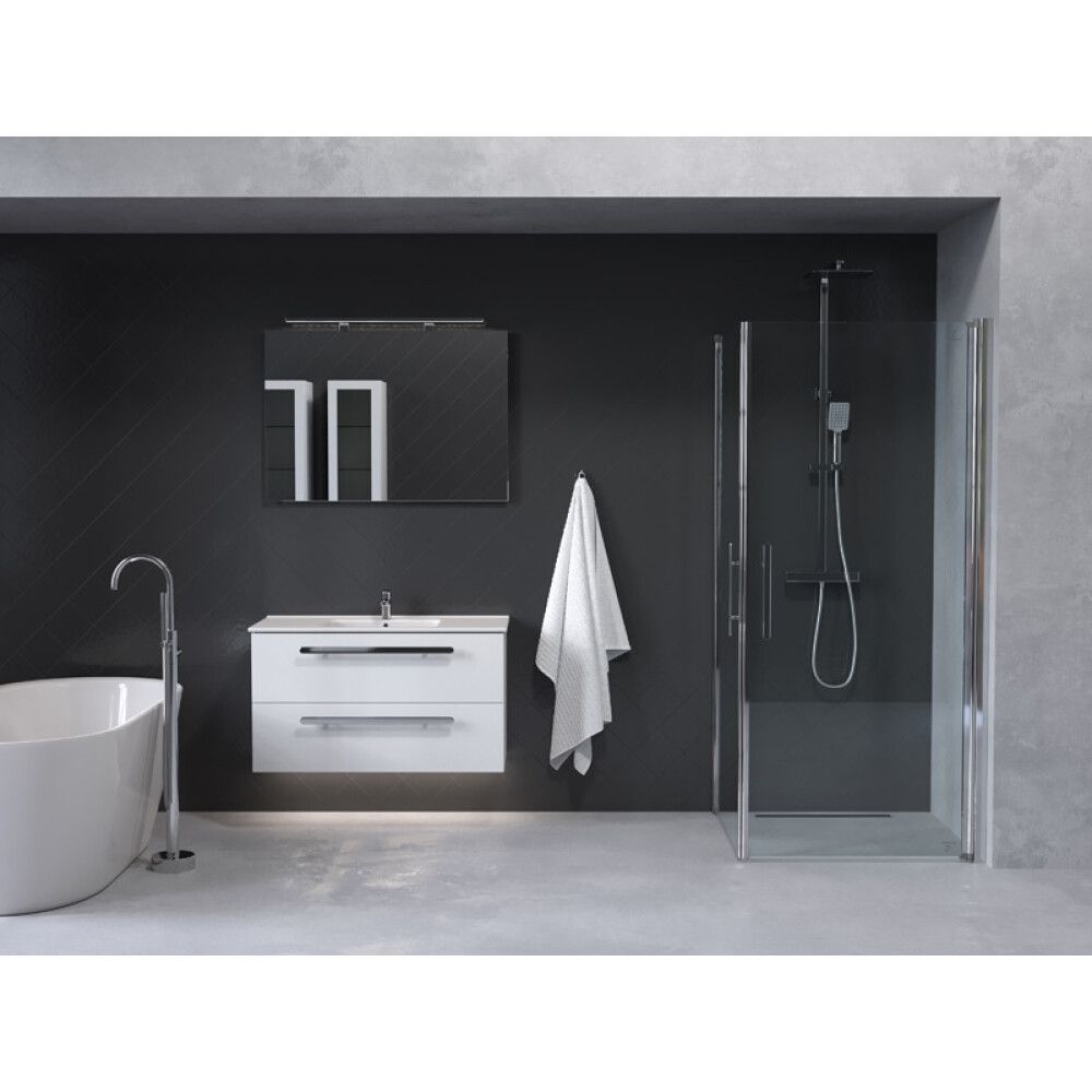 Dušikomplekt termostaatsegistiga Camargue Samsø Nexø 150 mm kroom